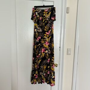 T-Bags Floral Strapless Dress
